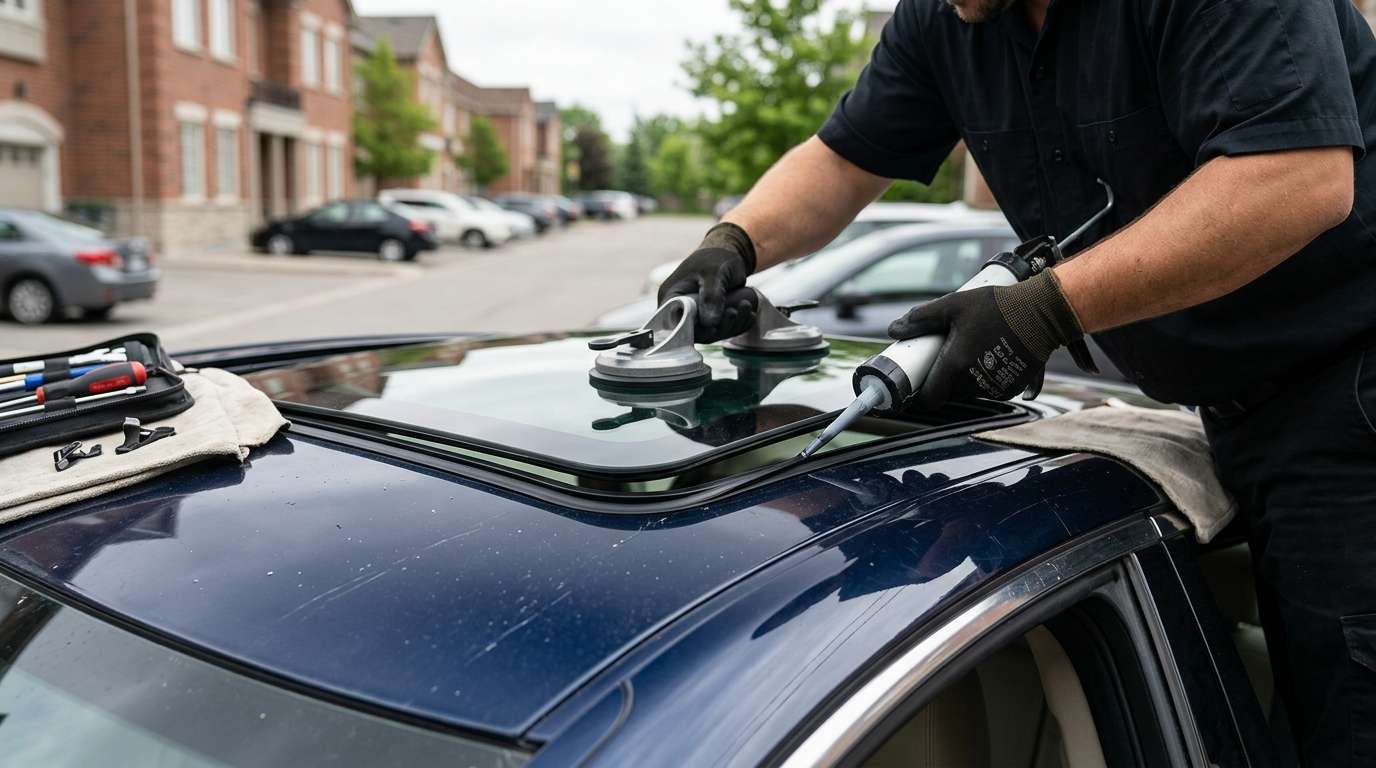 Sunroof Replacement for Genesis Hyundai Genesis Sedan 2009-2014 by Alexwindshield