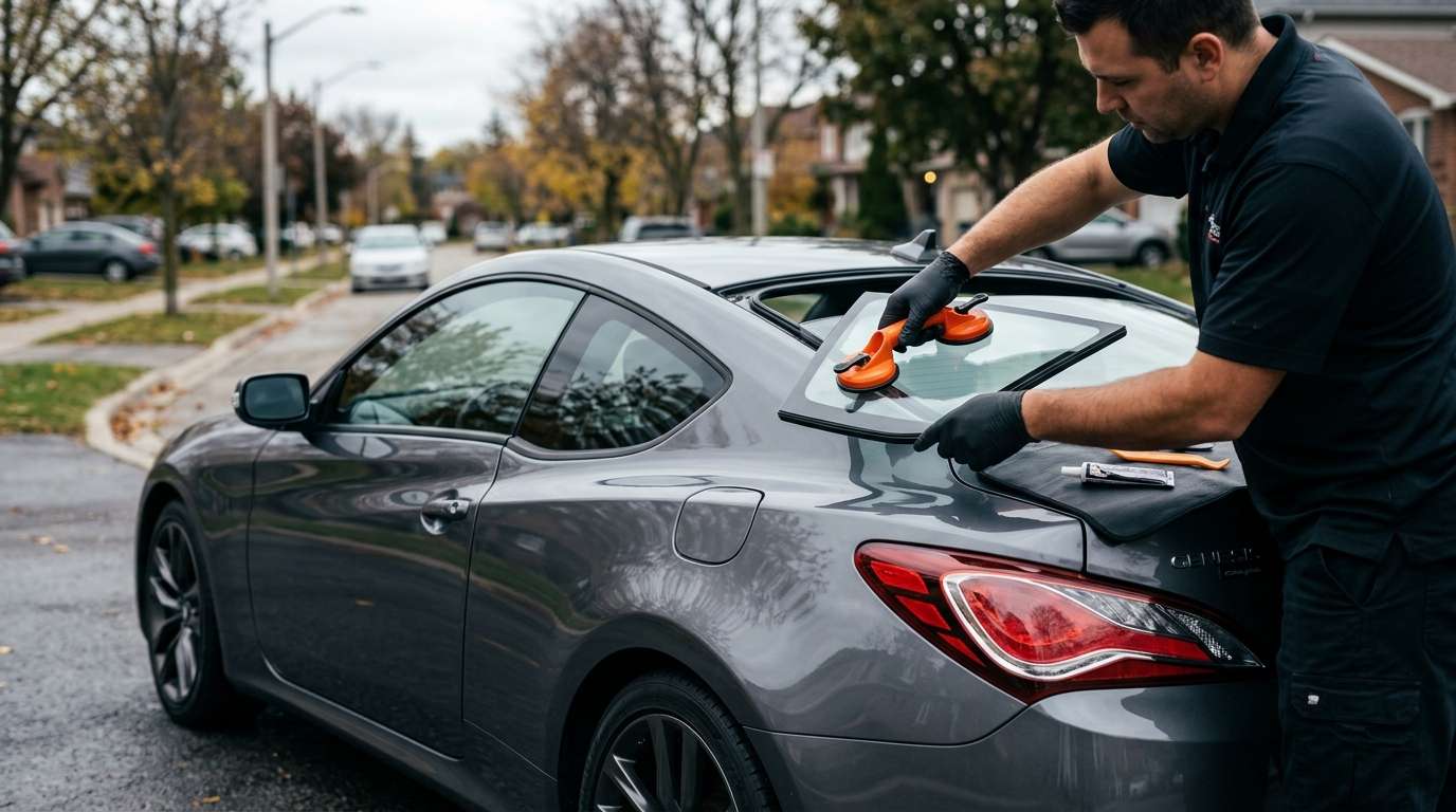 Vent Glass Replacement for Genesis Hyundai Genesis Coupe 2010-2012 by Alexwindshield