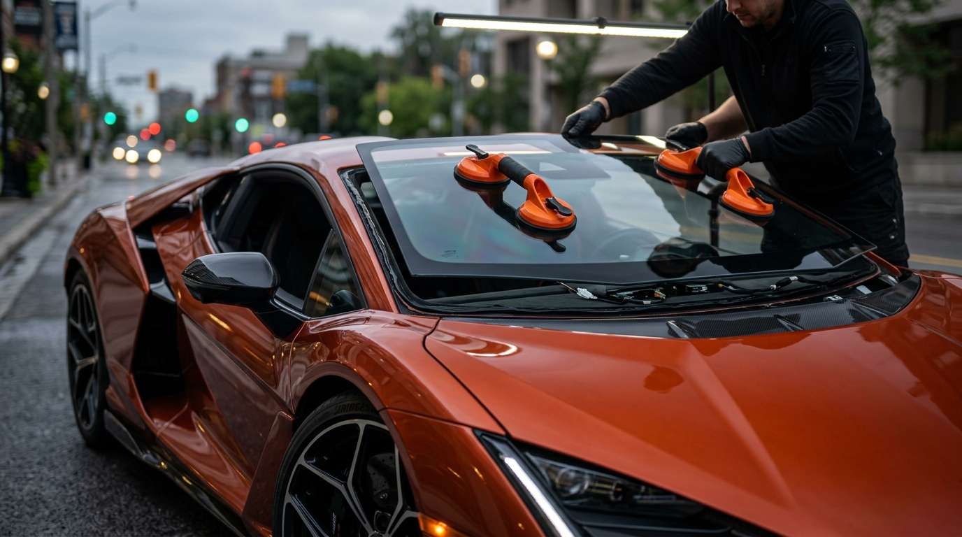Windshield Replacement for Lamborghini Revuelto (LB744) 2023-2027 by Alexwindshield