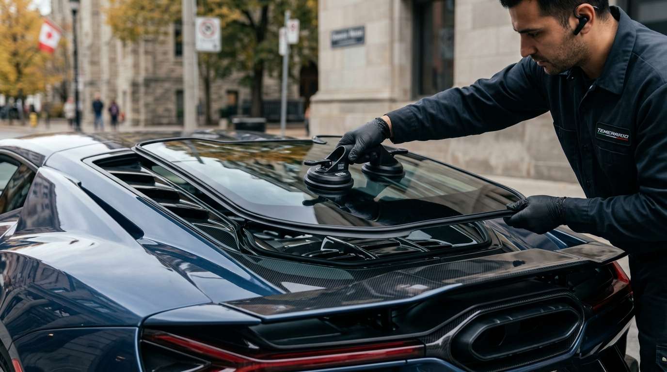 Back Glass Replacement for Lamborghini Temerario 2024-2027 by Alexwindshield