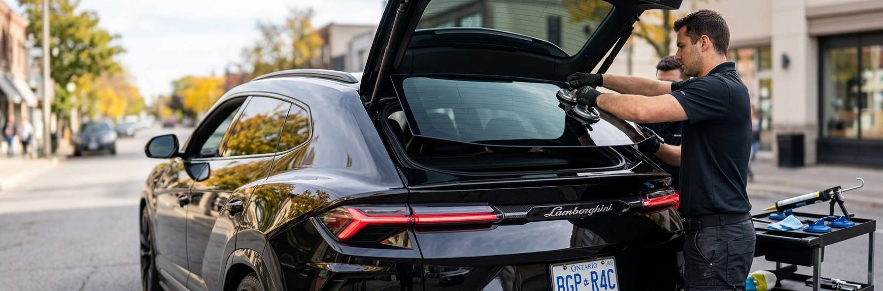 Back Glass Replacement for Lamborghini Urus SE (Hybrid) 2024-2027 by Alexwindshield