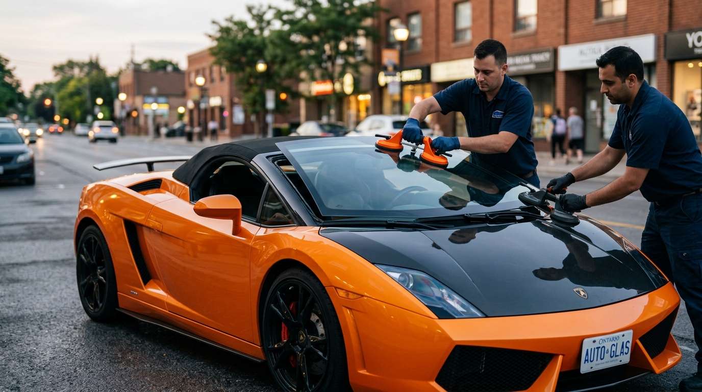 Windshield Replacement for Lamborghini Gallardo / Spyder 2003-2014 by Alexwindshield