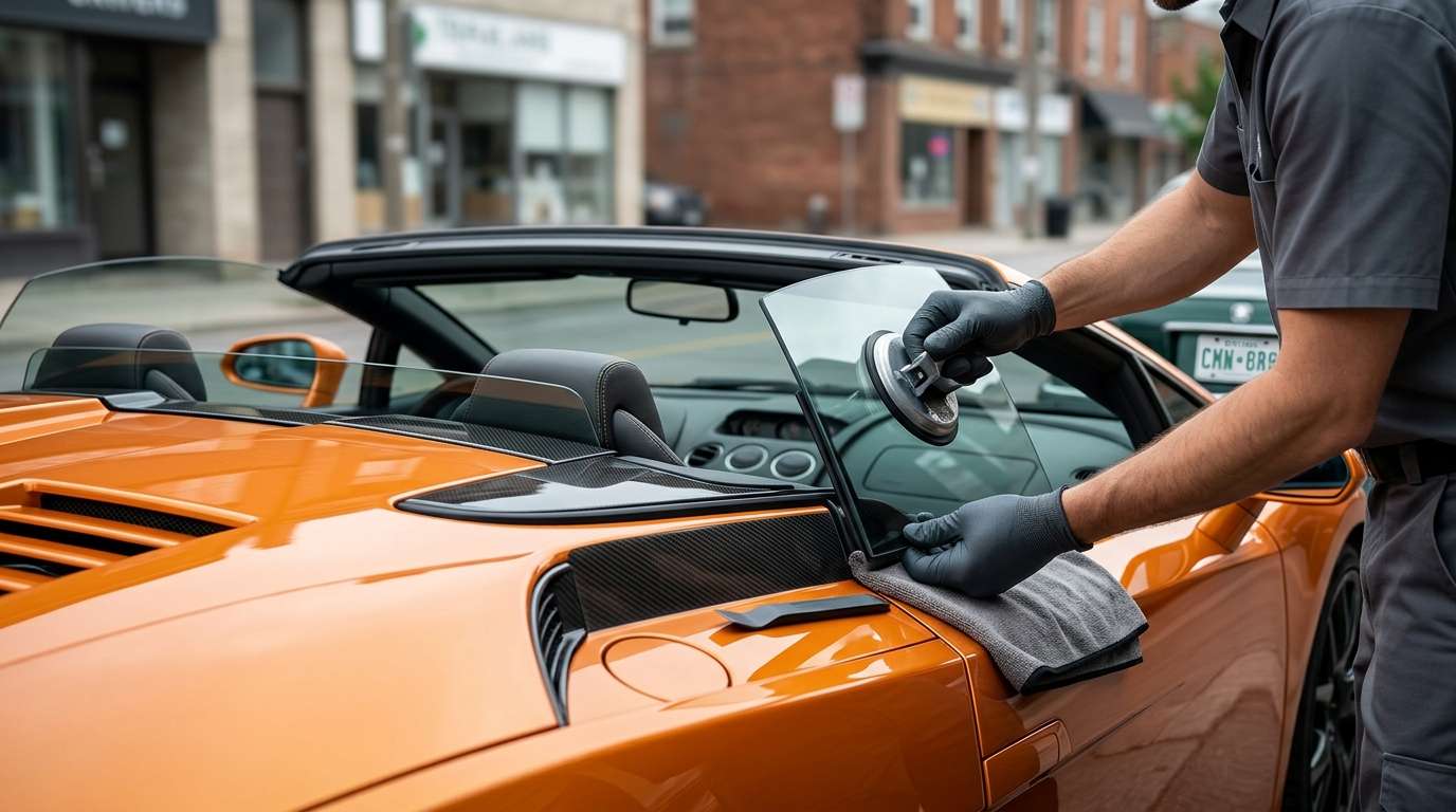 Quarter Glass Replacement for Lamborghini Gallardo / Spyder 2003-2014 by Alexwindshield