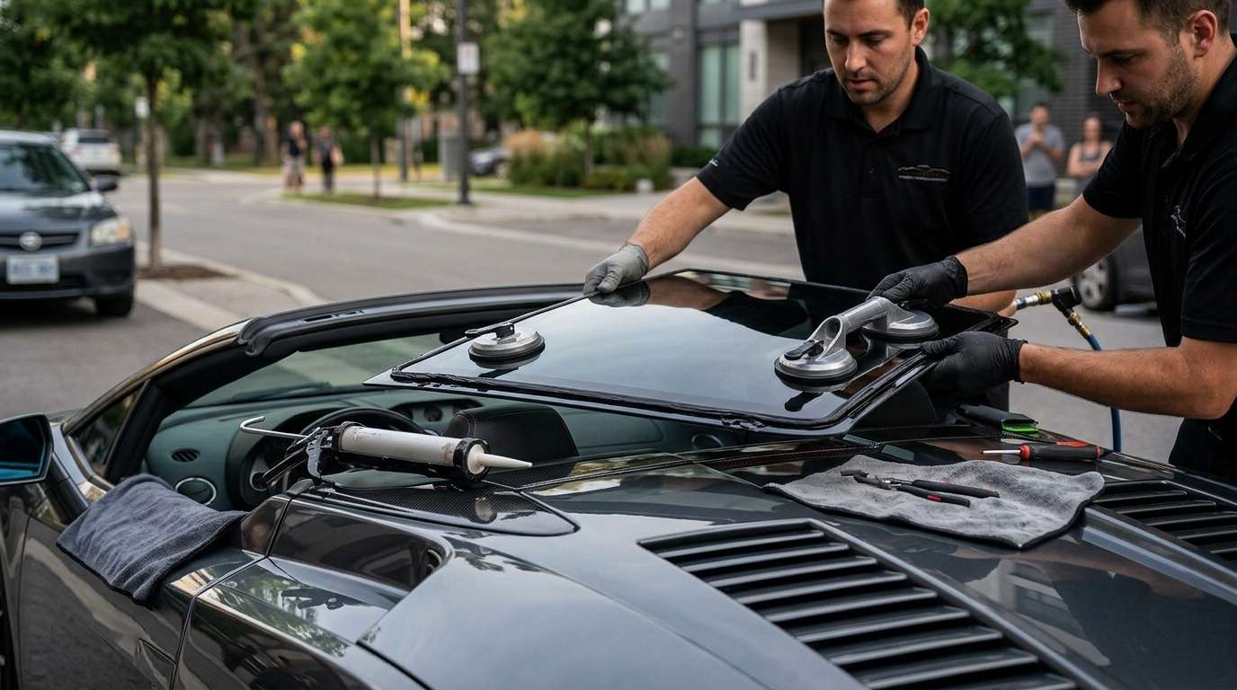 Sunroof Replacement for Lamborghini Gallardo / Spyder 2003-2014 by Alexwindshield