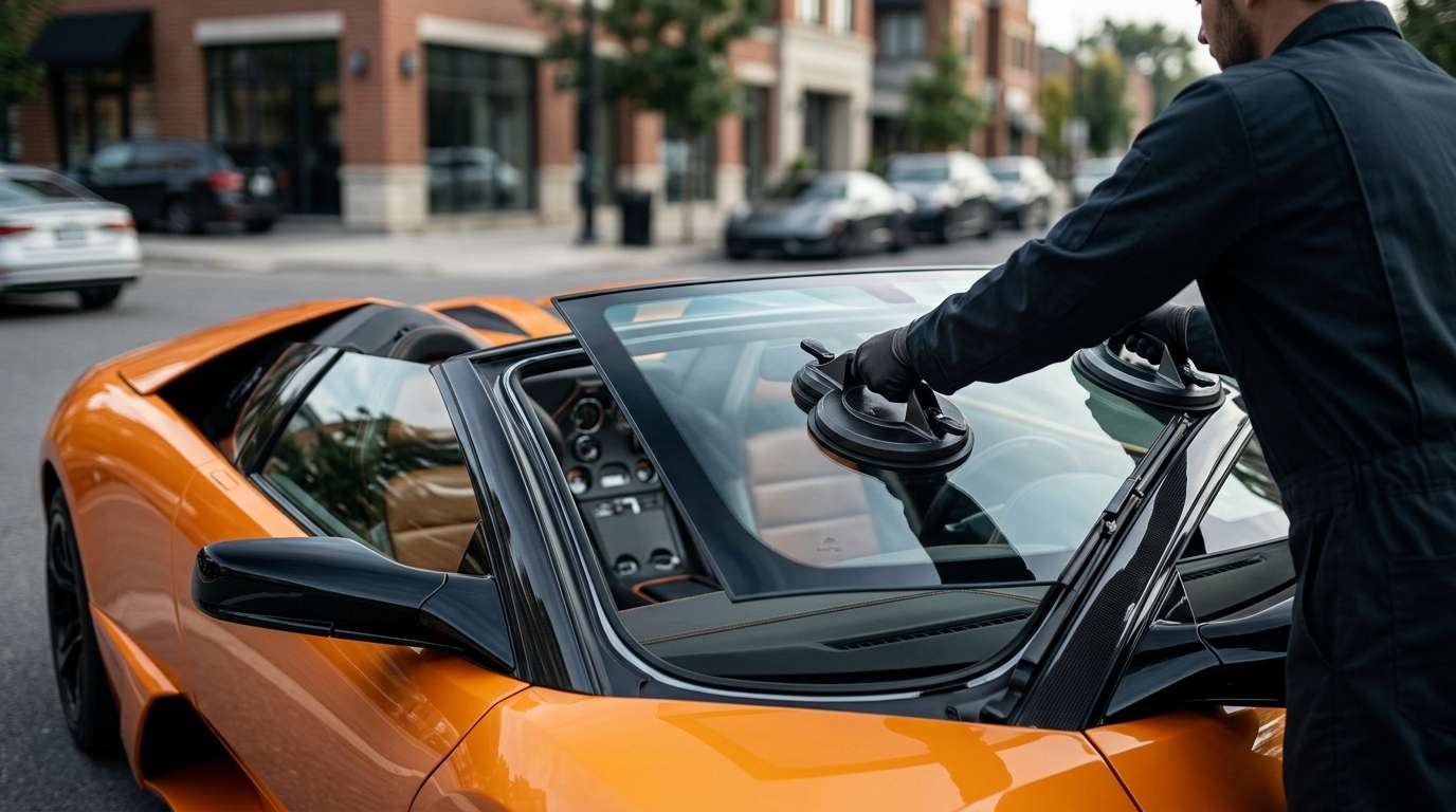 Windshield Replacement for Lamborghini Murcielago / Roadster 2001-2010 by Alexwindshield