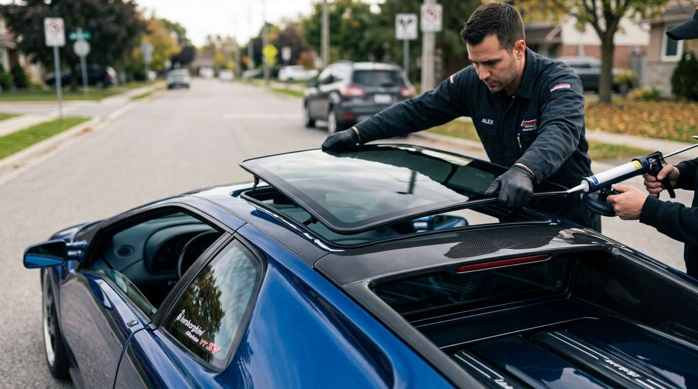 Sunroof Replacement for Lamborghini Diablo / VT / SV / Roadster 1990-2001 by Alexwindshield