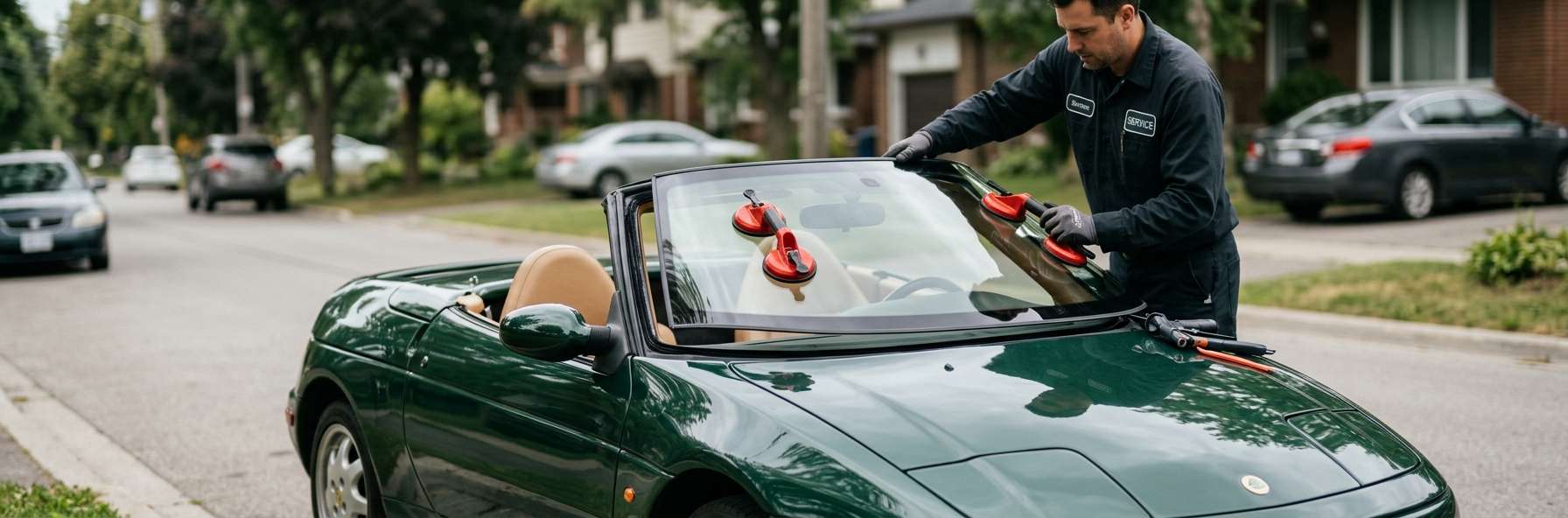 Windshield Replacement for Lotus Elan (M100) 1989-1995 by Alexwindshield