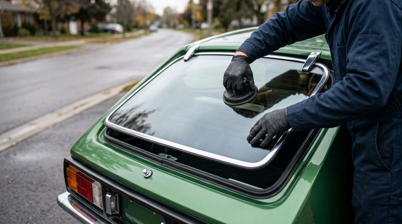 Back Glass Replacement for Lotus Elite (Type 75/83) 1974-1982 by Alexwindshield