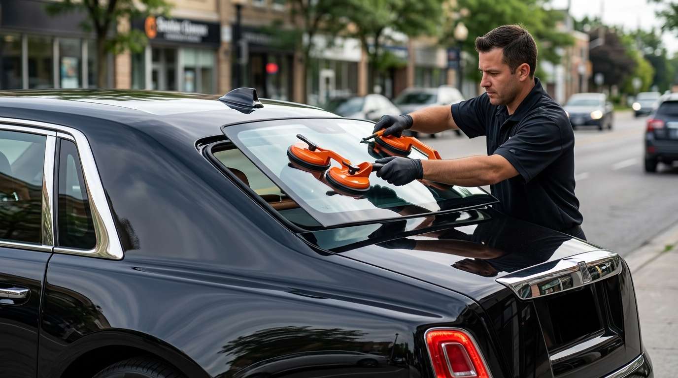 Back Glass Replacement for Rolls-Royce Phantom VIII / Series II 2018-2027 by Alexwindshield