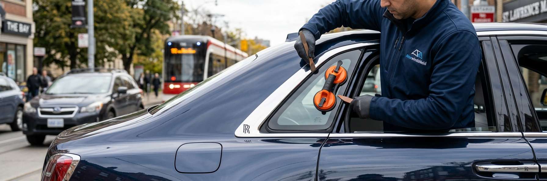 Quarter Glass Replacement for Rolls-Royce Ghost / Series II 2021-2027 by Alexwindshield