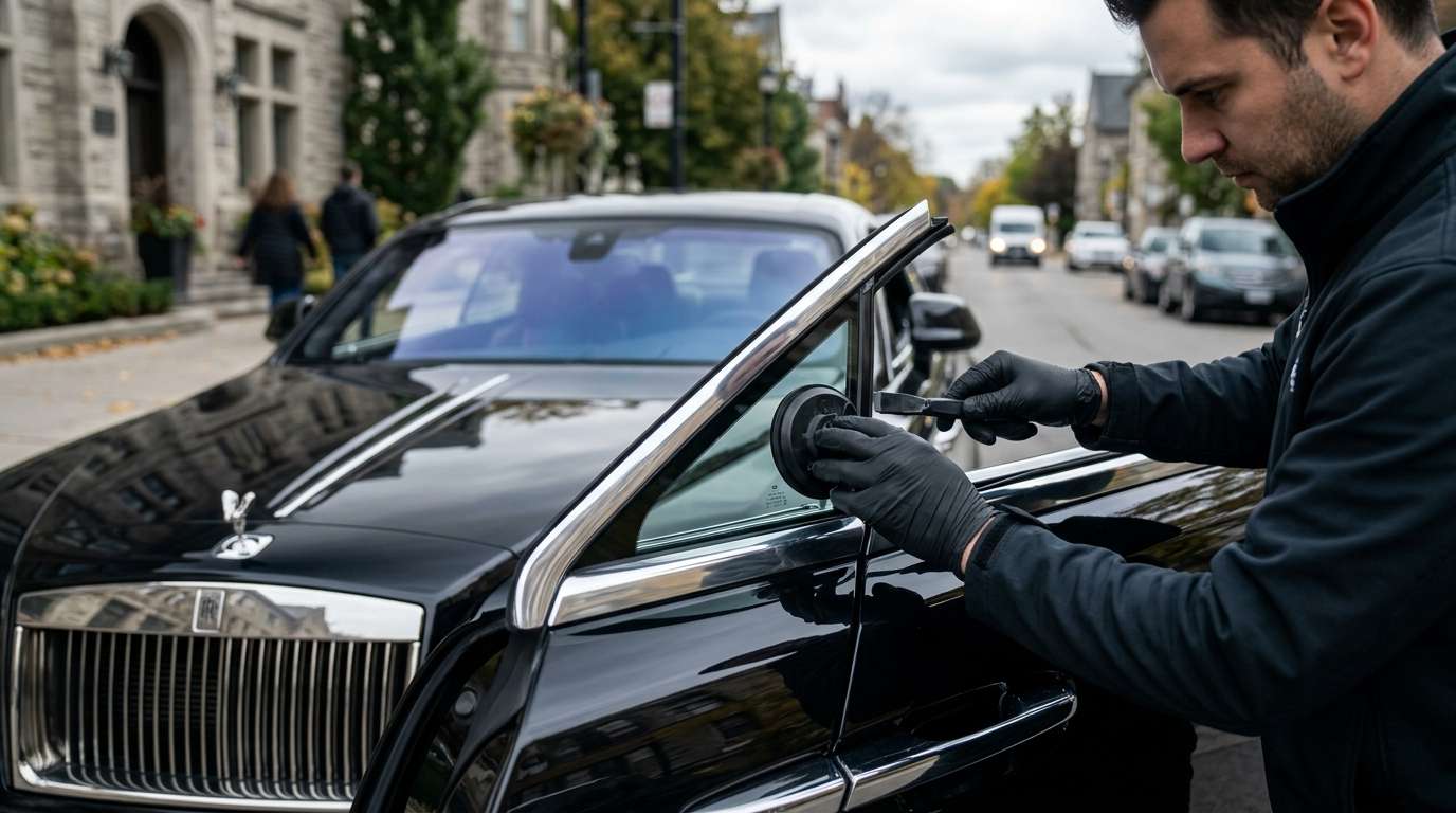 Vent Glass Replacement for Rolls-Royce Wraith 2013-2023 by Alexwindshield
