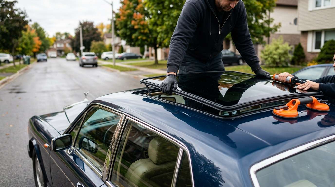 Sunroof Replacement for Rolls-Royce Silver Spur / Silver Spirit 1980-1999 by Alexwindshield
