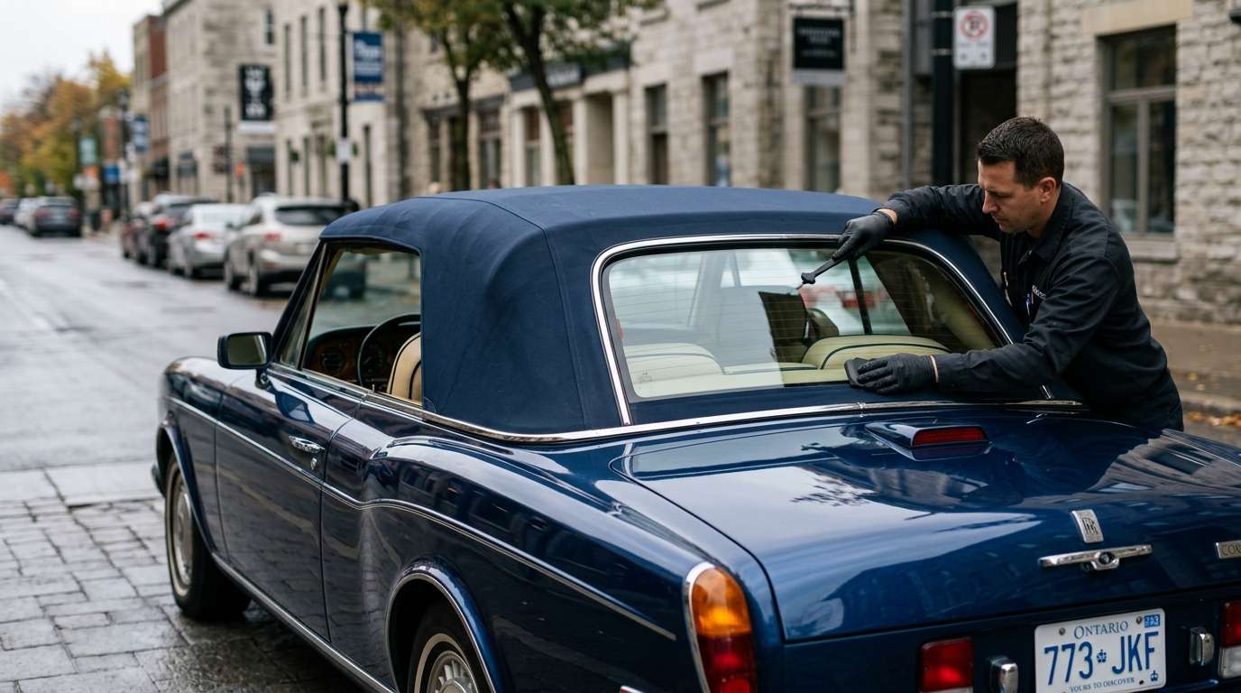 Back Glass Replacement for Rolls-Royce Corniche IV 1992-1995 by Alexwindshield