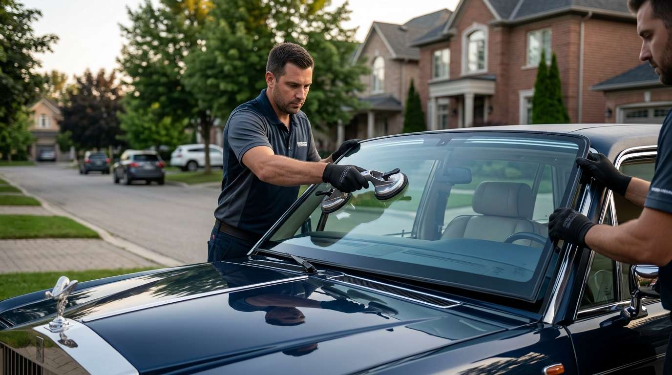 Windshield Replacement for Rolls-Royce Touring Limousine 1991-1994 by Alexwindshield