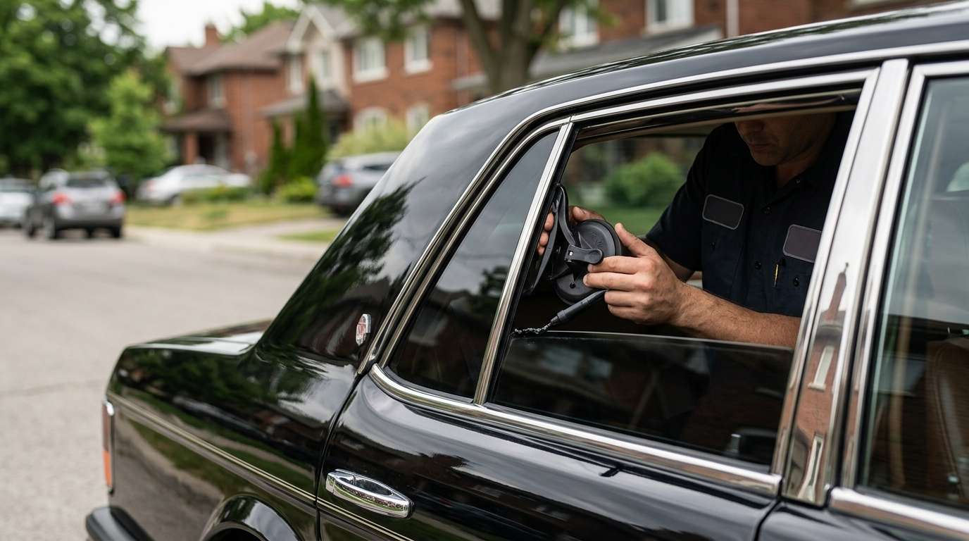 Quarter Glass Replacement for Rolls-Royce Touring Limousine 1991-1994 by Alexwindshield