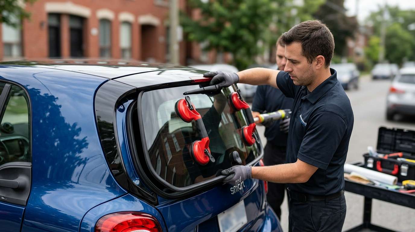 Back Glass Replacement for Smart Fortwo Electric Drive / EQ 2013-2024 by Alexwindshield