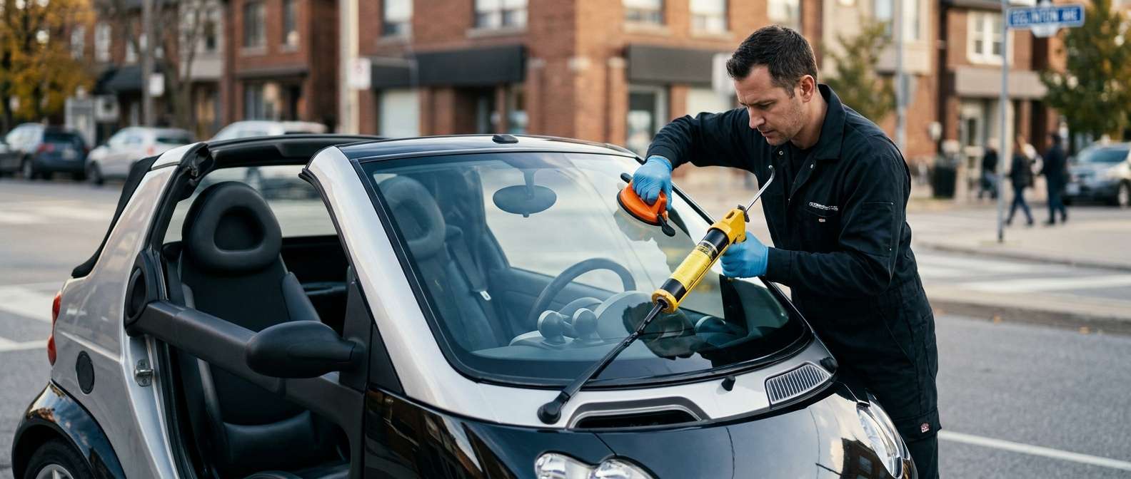 Windshield Replacement for Smart Crossblade 2002-2003 by Alexwindshield