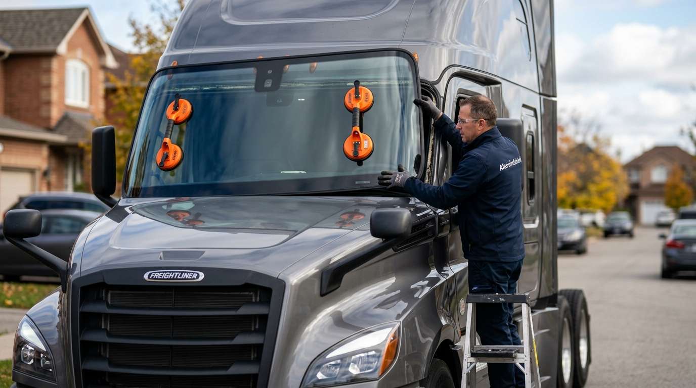 Windshield Replacement for Freightliner Cascadia 126 2018-2025 by Alexwindshield