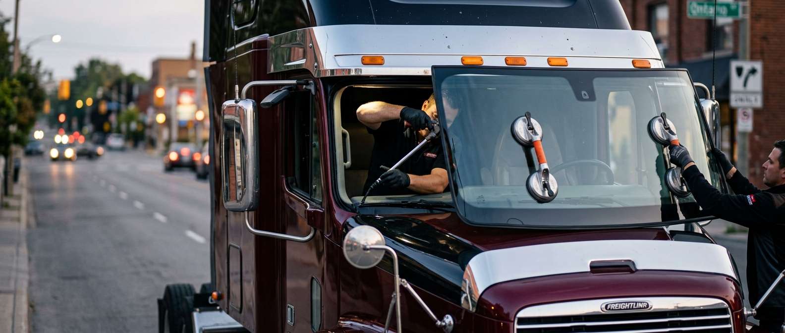 Windshield Replacement for Freightliner Century Class S/T 1995-2011 by Alexwindshield