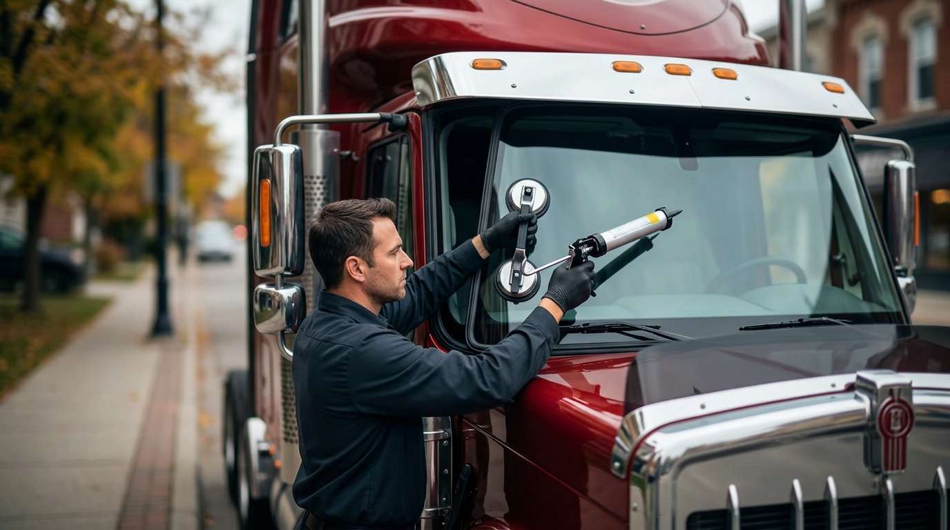 Windshield Replacement for International 9400i 1997-2014 by Alexwindshield