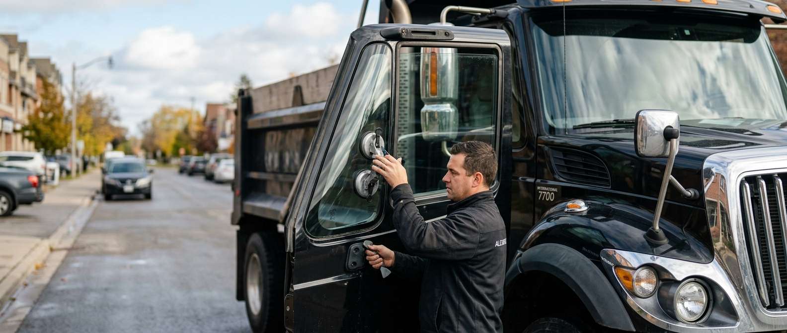 Door Glass Replacement for International 7700 2010-2025 by Alexwindshield