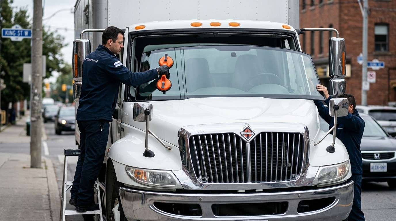 Windshield Replacement for International 4300 2002-2021 by Alexwindshield
