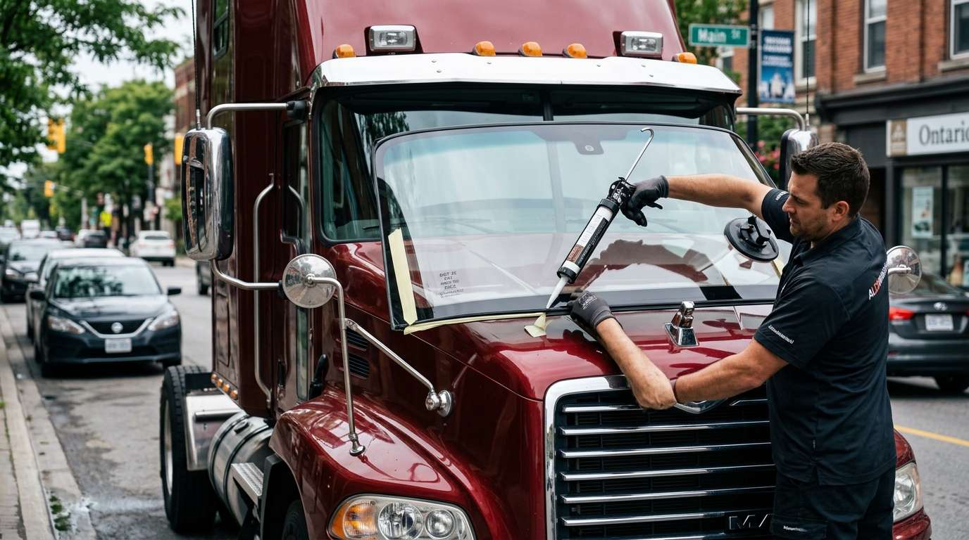 Windshield Replacement for Mack Pinnacle CXU 2007-2025 by Alexwindshield