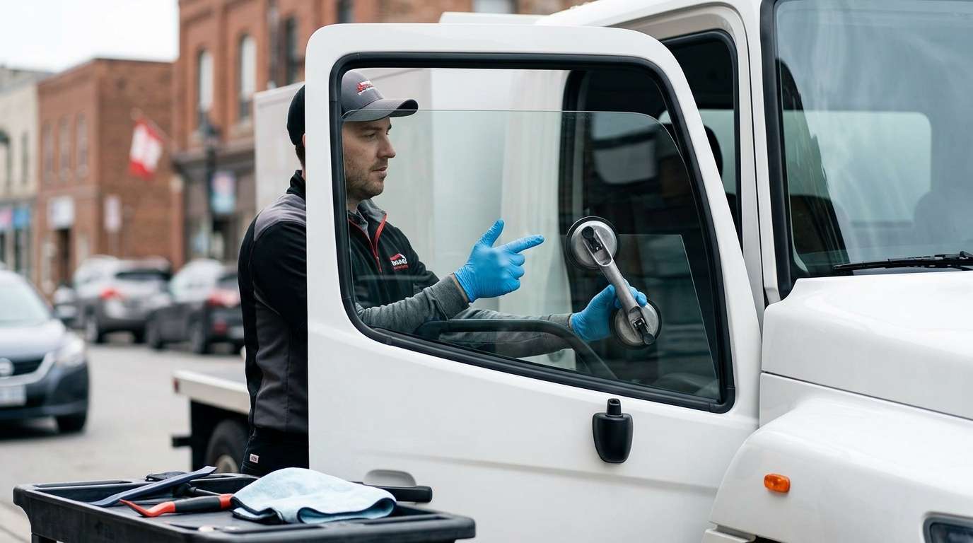 Door Glass Replacement for Hino XL7 2021-2025 by Alexwindshield