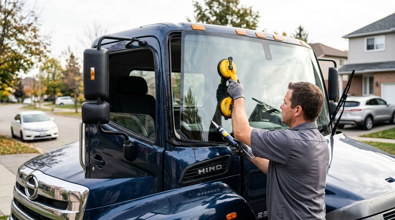Windshield Replacement for Hino 268 2005-2025 by Alexwindshield