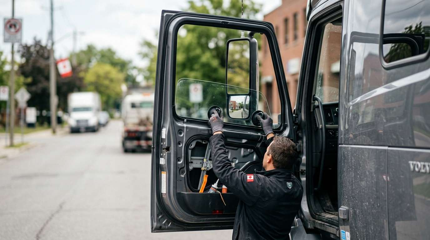 Door Glass Replacement for Volvo Trucks VNL 760 2015-2025 by Alexwindshield
