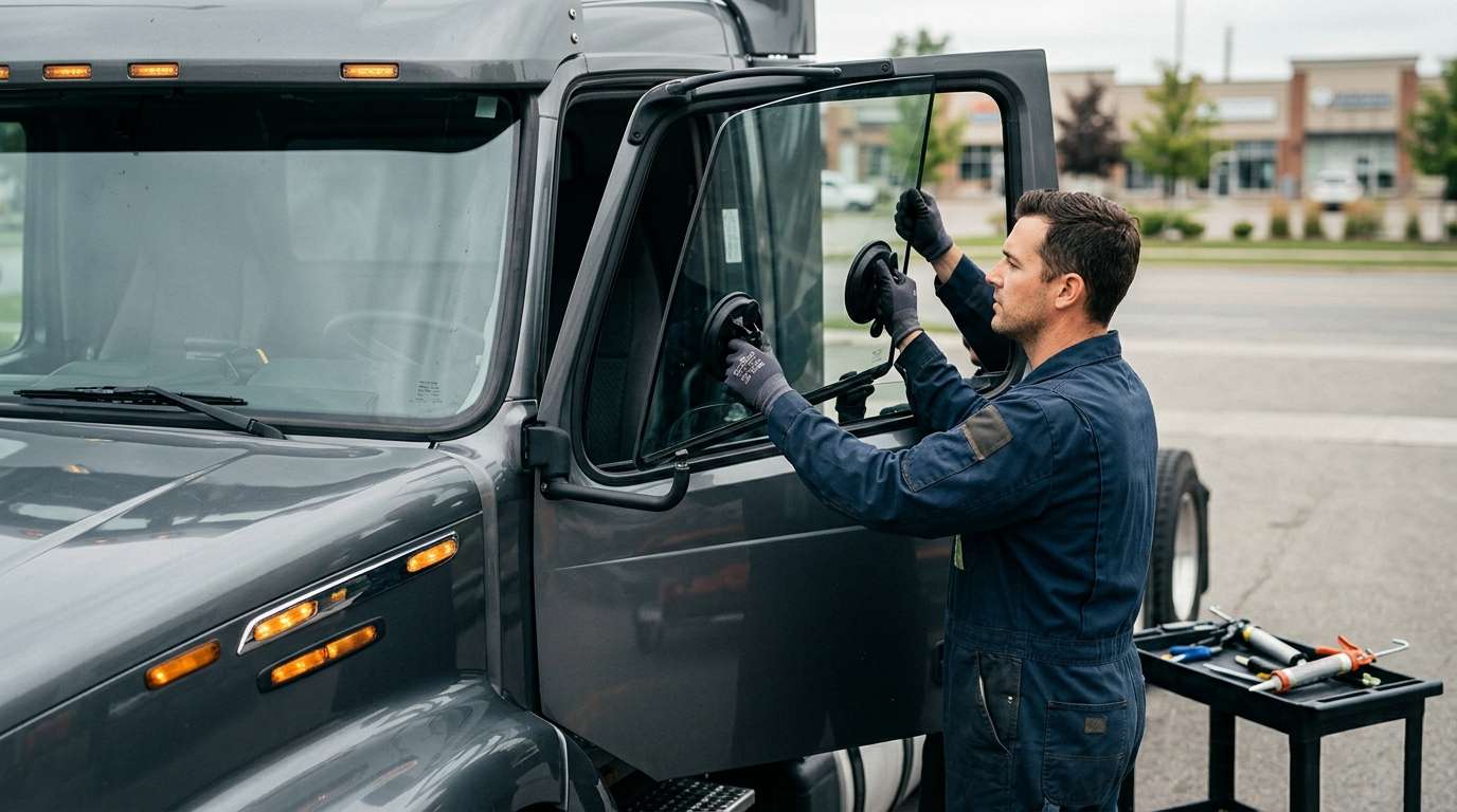 Door Glass Replacement for Volvo Trucks VHD 2002-2025 by Alexwindshield