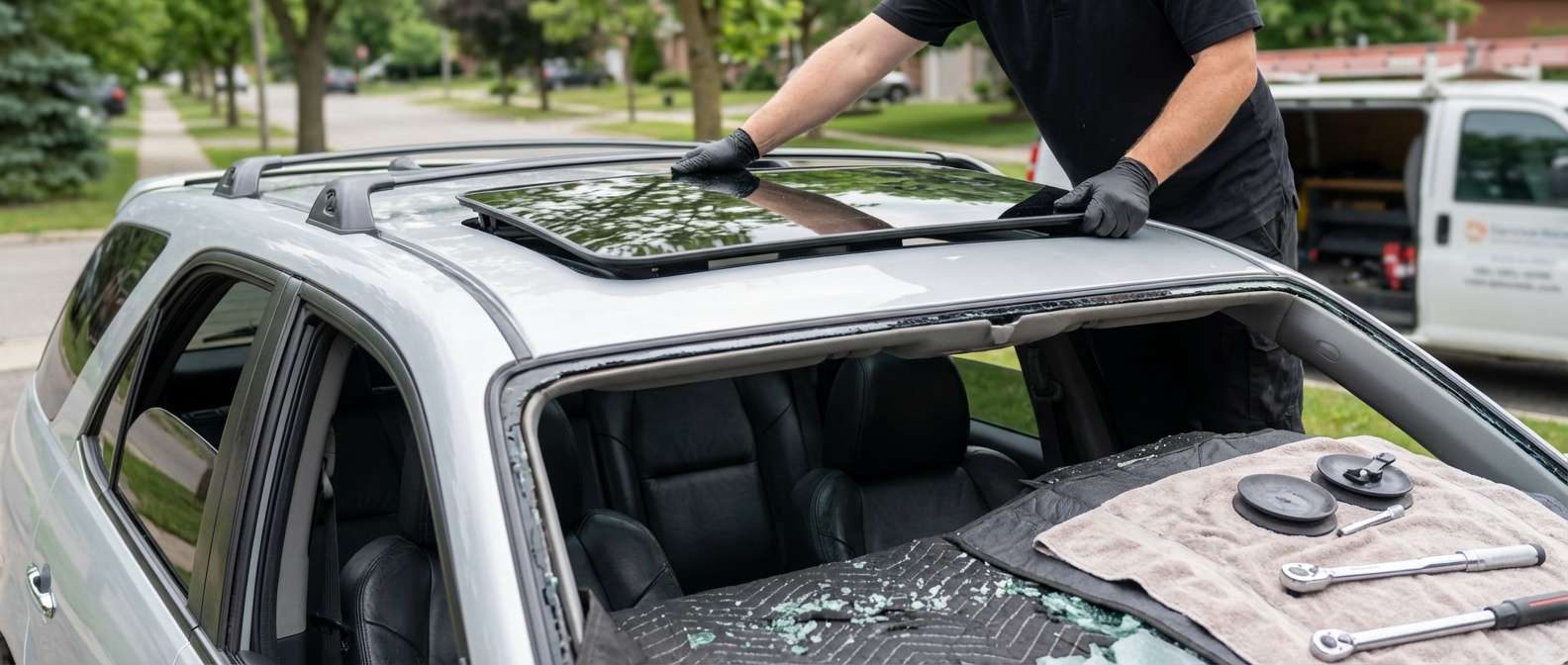 Sunroof Replacement for Acura MDX 2001-2006 by Alexwindshield