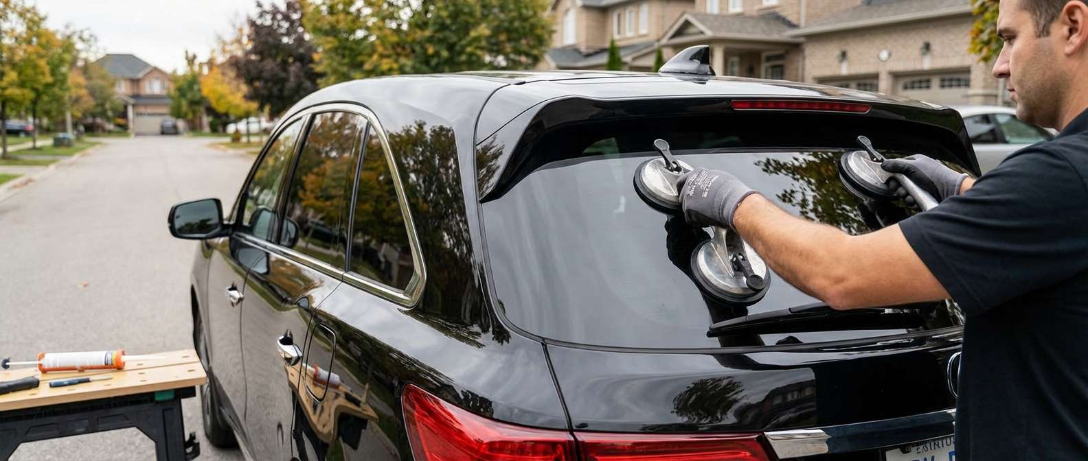 Back Glass Replacement for Acura MDX 2014-2020 by Alexwindshield