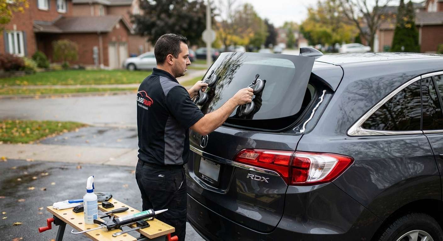 Back Glass Replacement for Acura RDX 2013-2018 by Alexwindshield