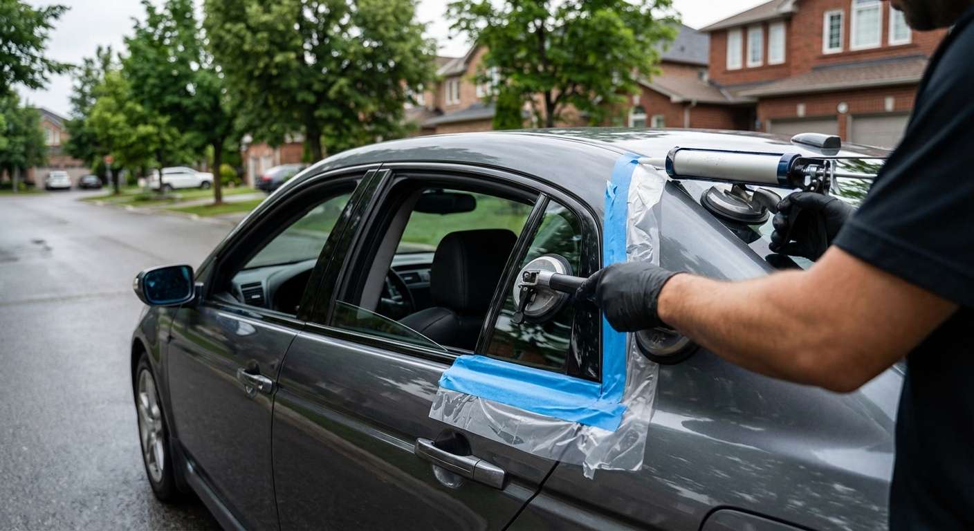 Quarter Glass Replacement for Acura TL 2004-2008 by Alexwindshield