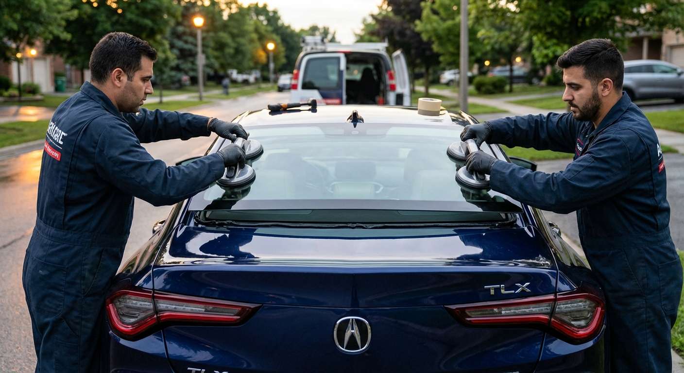 Back Glass Replacement for Acura TLX 2021-2027 by Alexwindshield