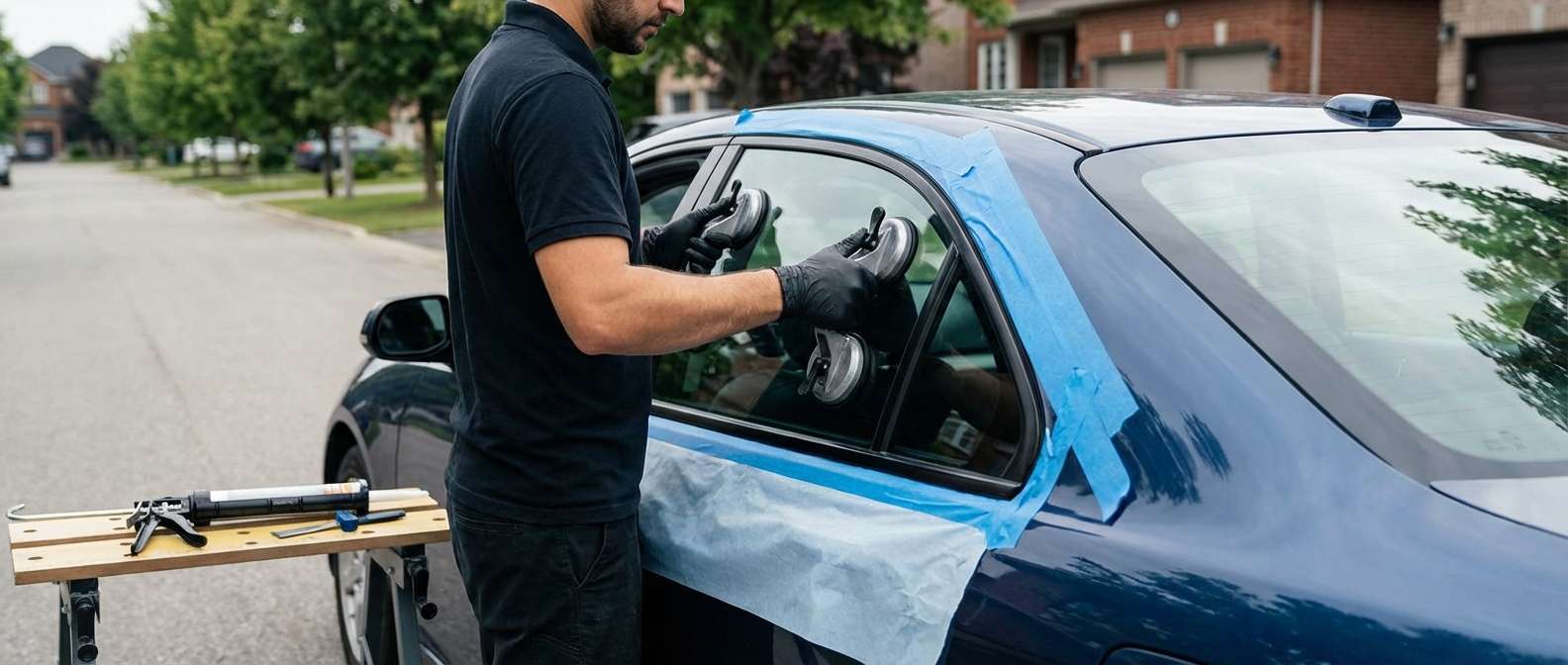 Quarter Glass Replacement for Acura TSX 2004-2008 by Alexwindshield