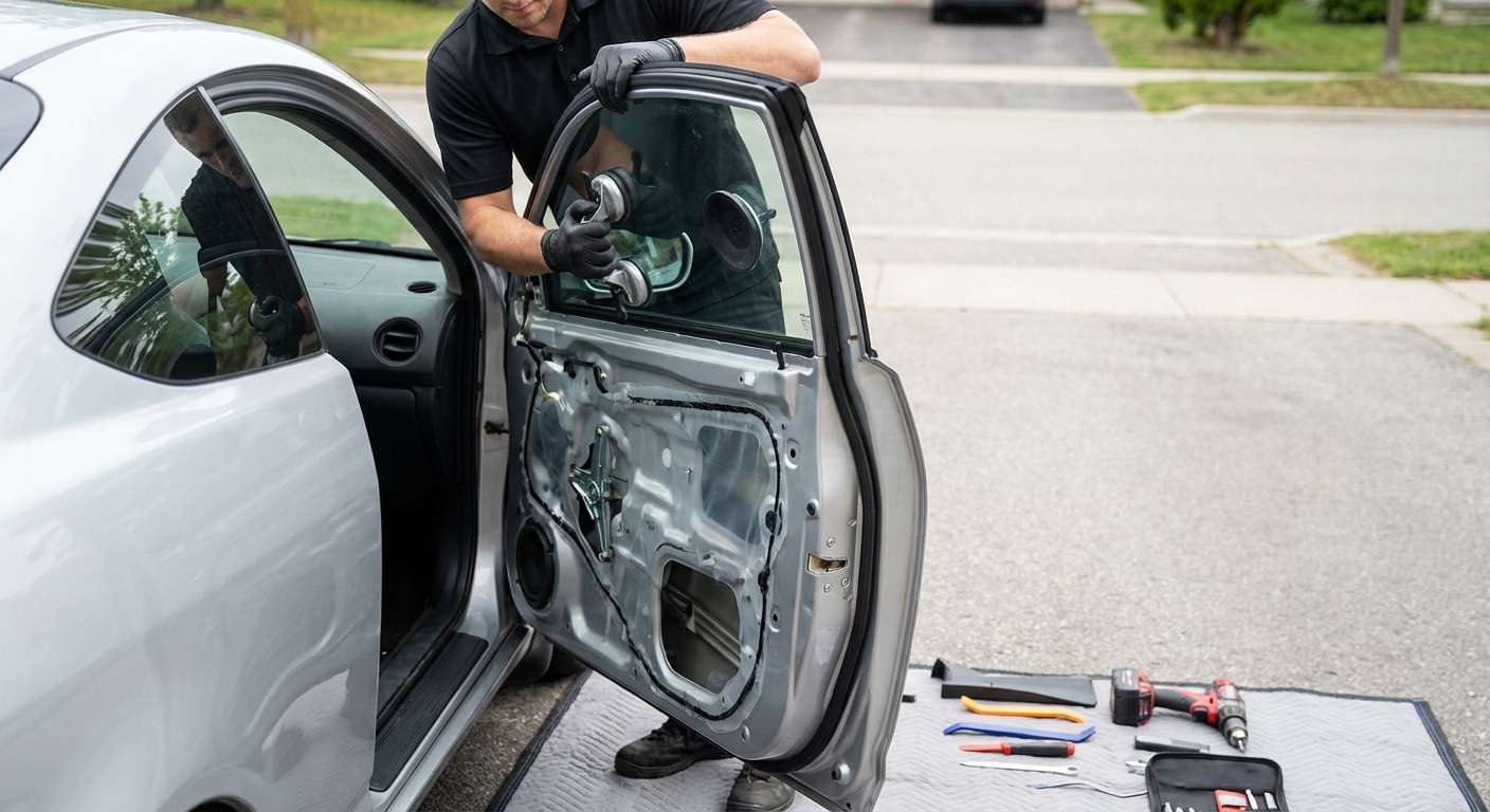 Door Glass Replacement for Acura RSX 2002-2006 by Alexwindshield
