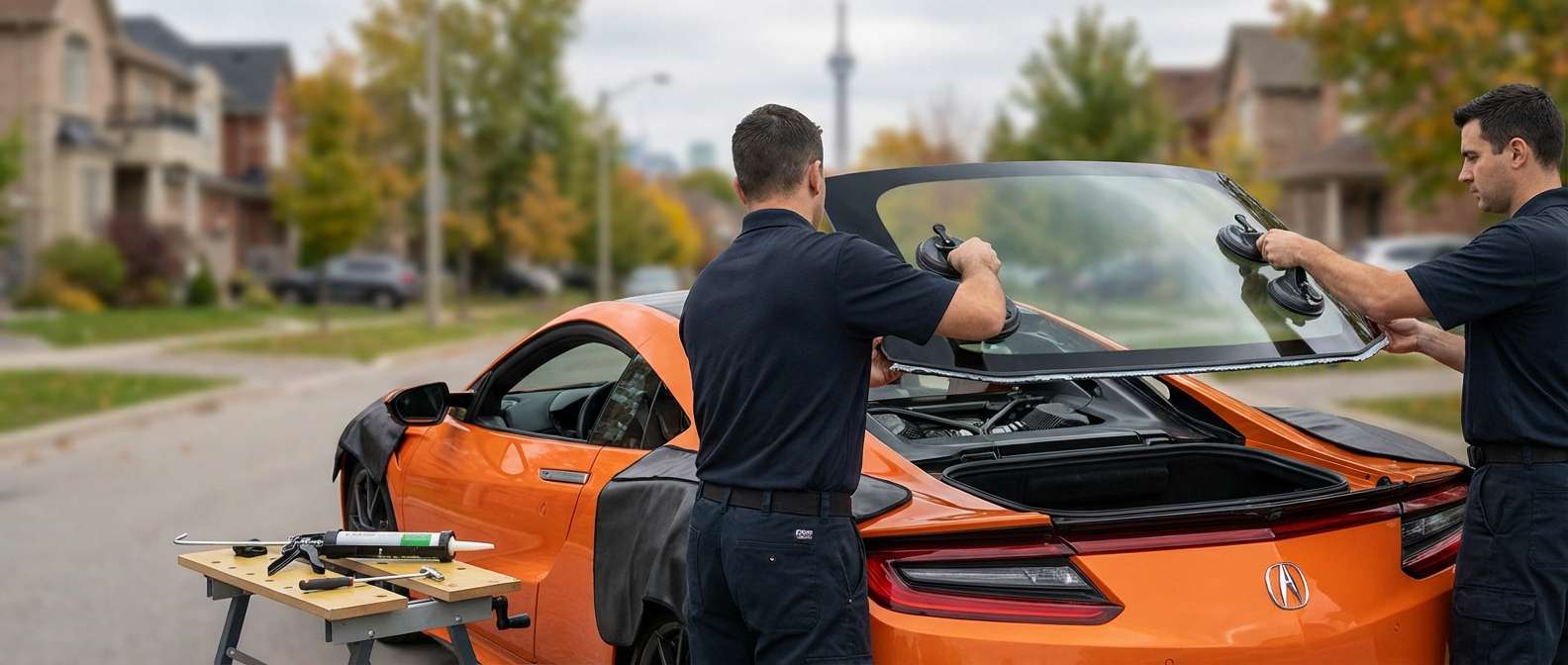Back Glass Replacement for Acura NSX 2017-2022 by Alexwindshield