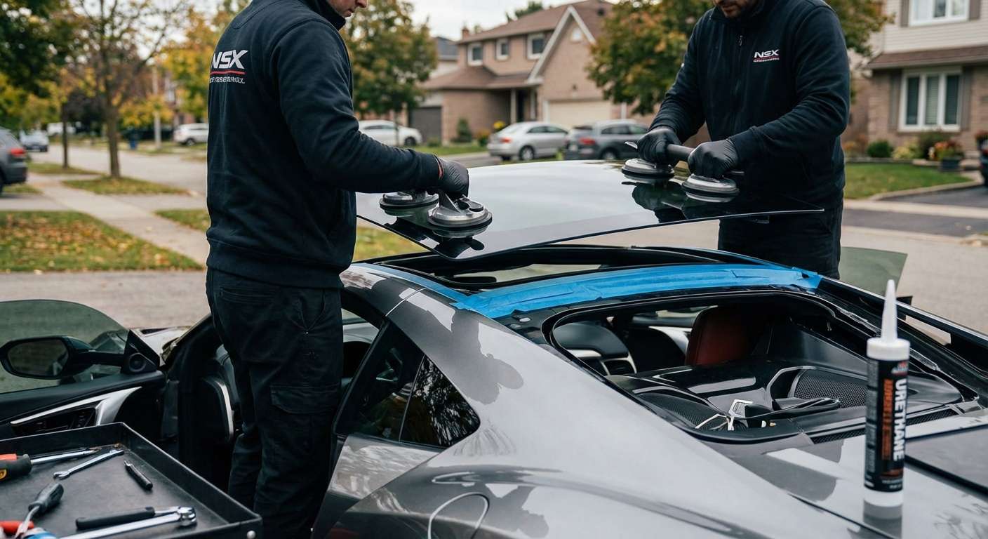 Sunroof Replacement for Acura NSX 2017-2022 by Alexwindshield