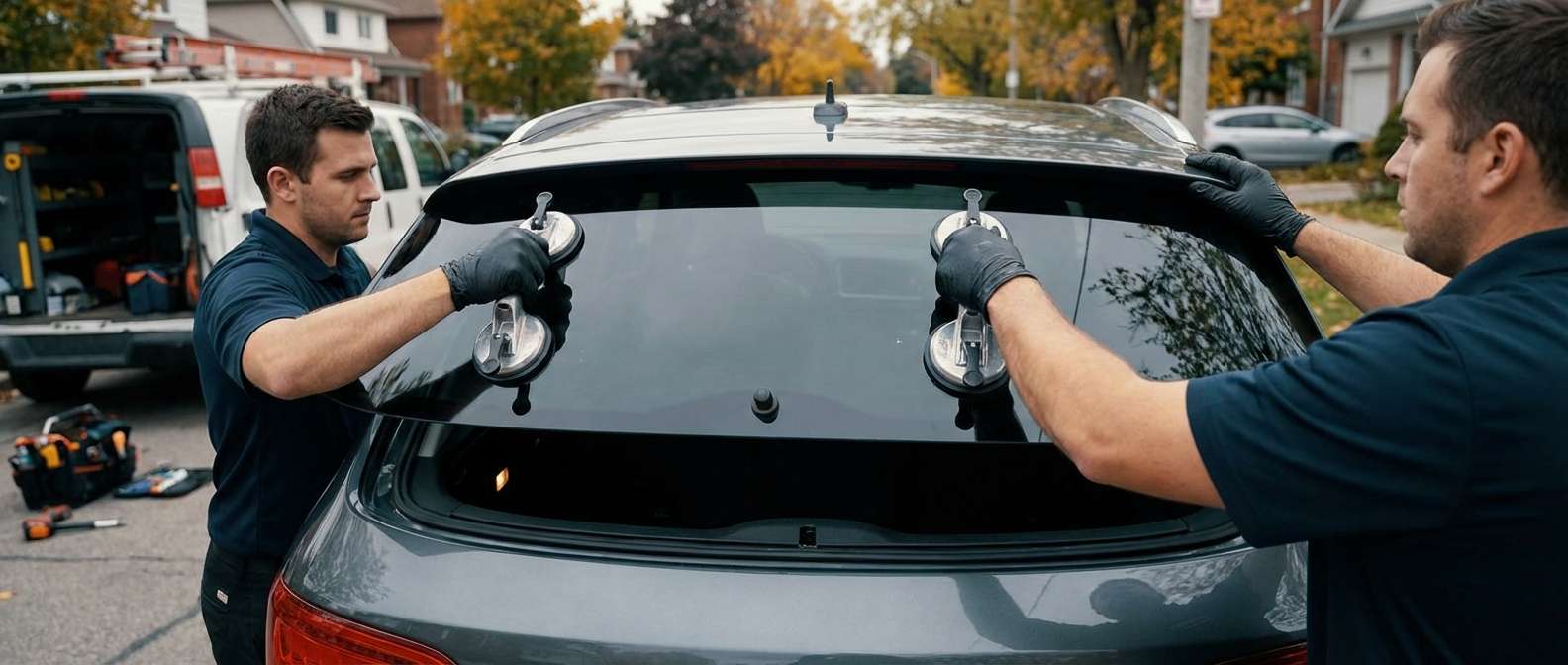 Back Glass Replacement for Audi Q5 2009-2017 by Alexwindshield