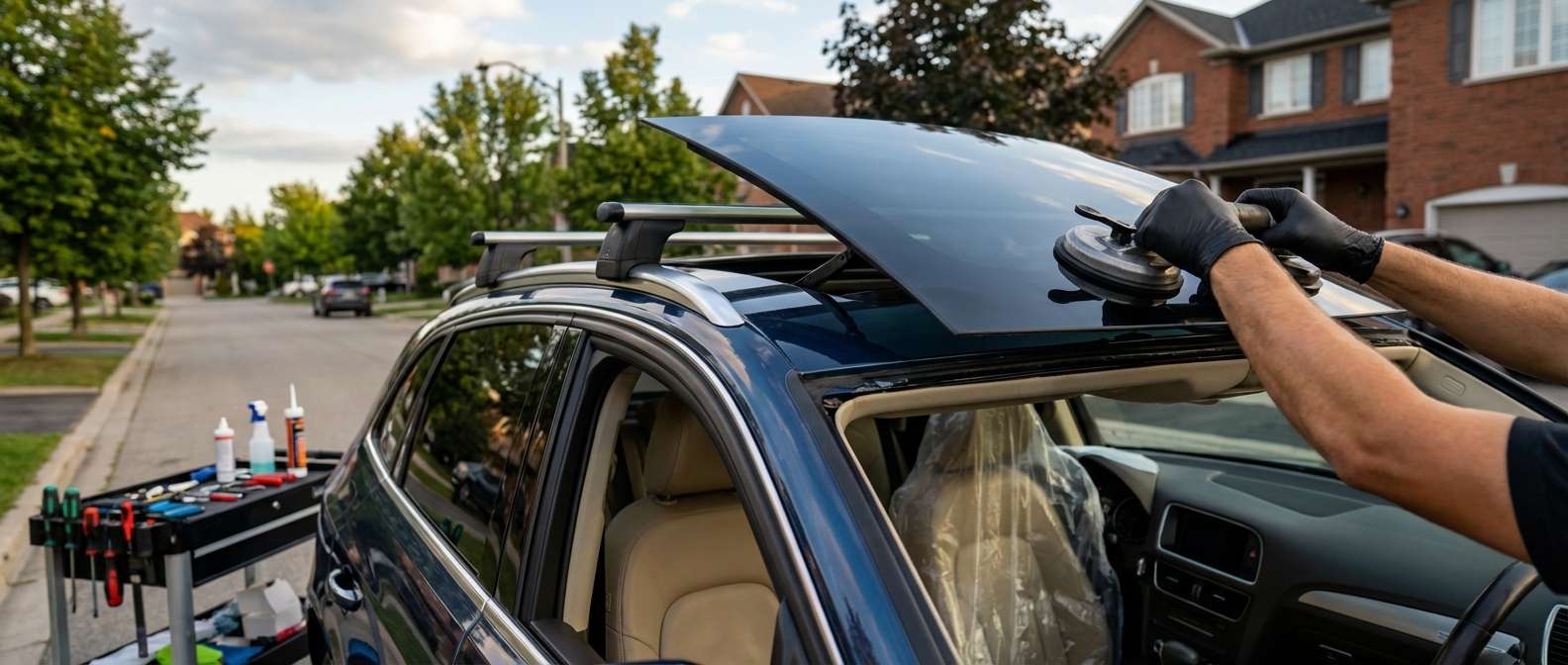 Sunroof Replacement for Audi Q5 2009-2017 by Alexwindshield