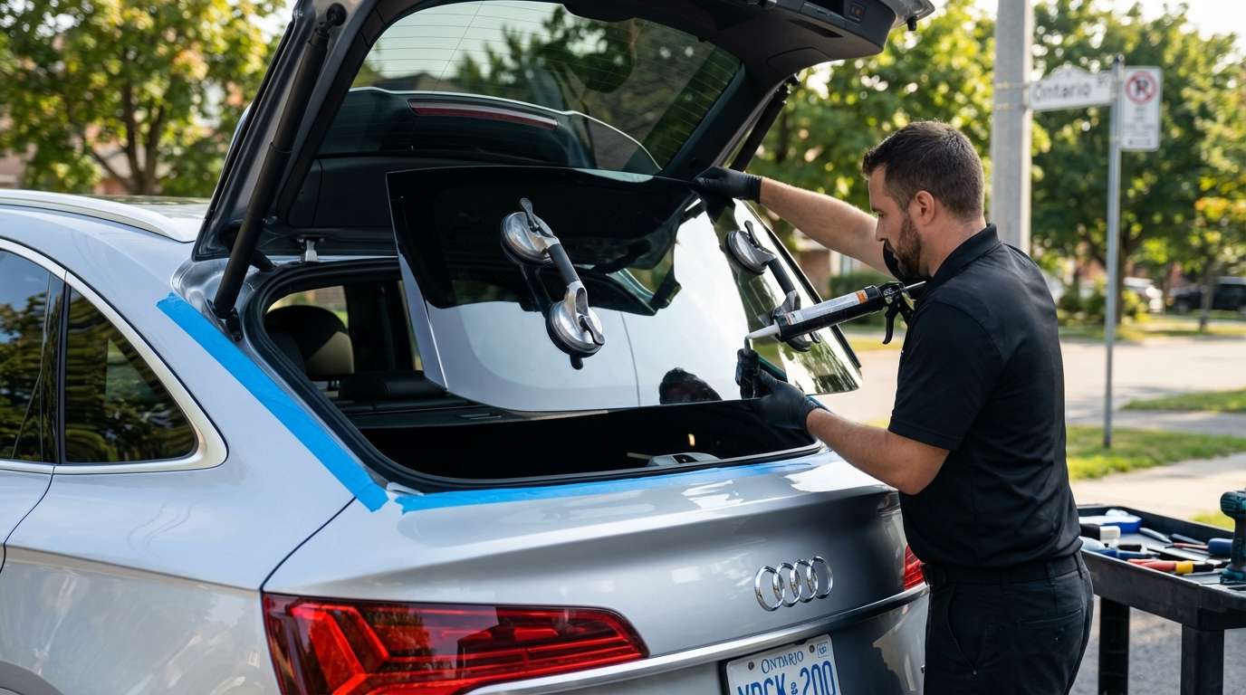 Back Glass Replacement for Audi Q5 2025-2027 by Alexwindshield