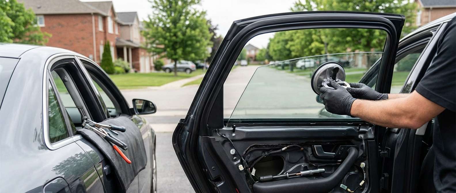 Vent Glass Replacement for Audi A4 2005-2008 (B7) by Alexwindshield
