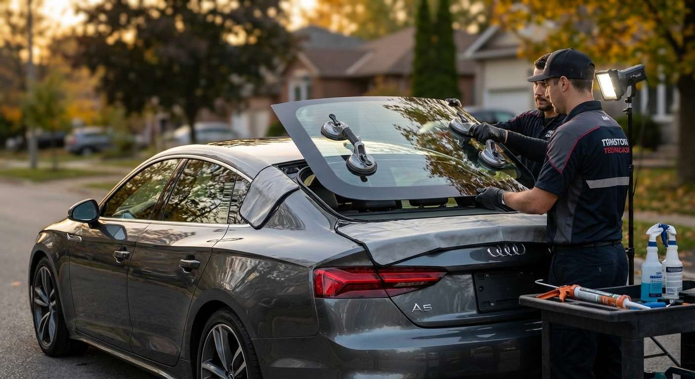 Back Glass Replacement for Audi A5 2025-2027 (B10) by Alexwindshield