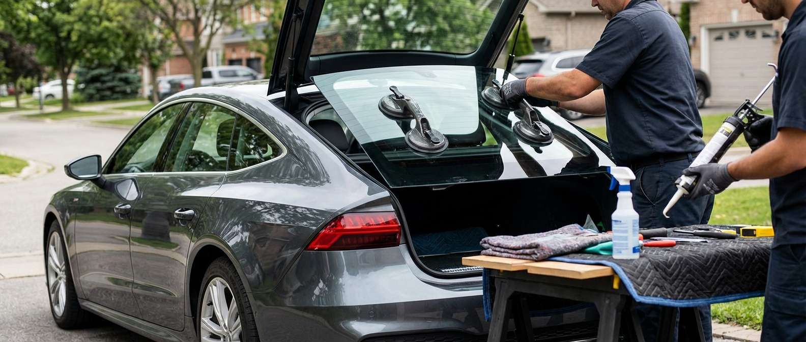 Back Glass Replacement for Audi A7 2019-2027 by Alexwindshield