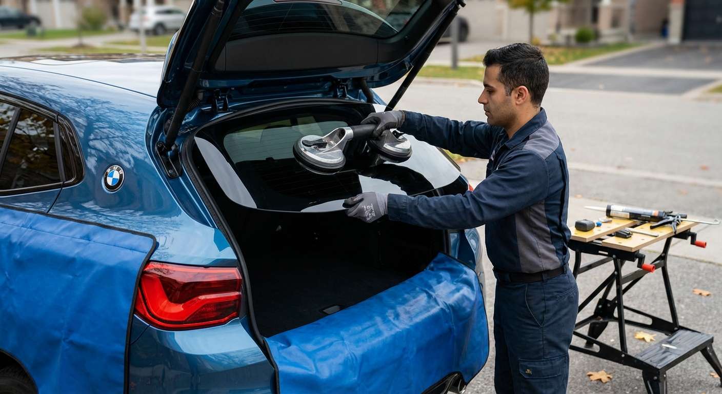 Back Glass Replacement for BMW X2 2018-2023 (F39) by Alexwindshield