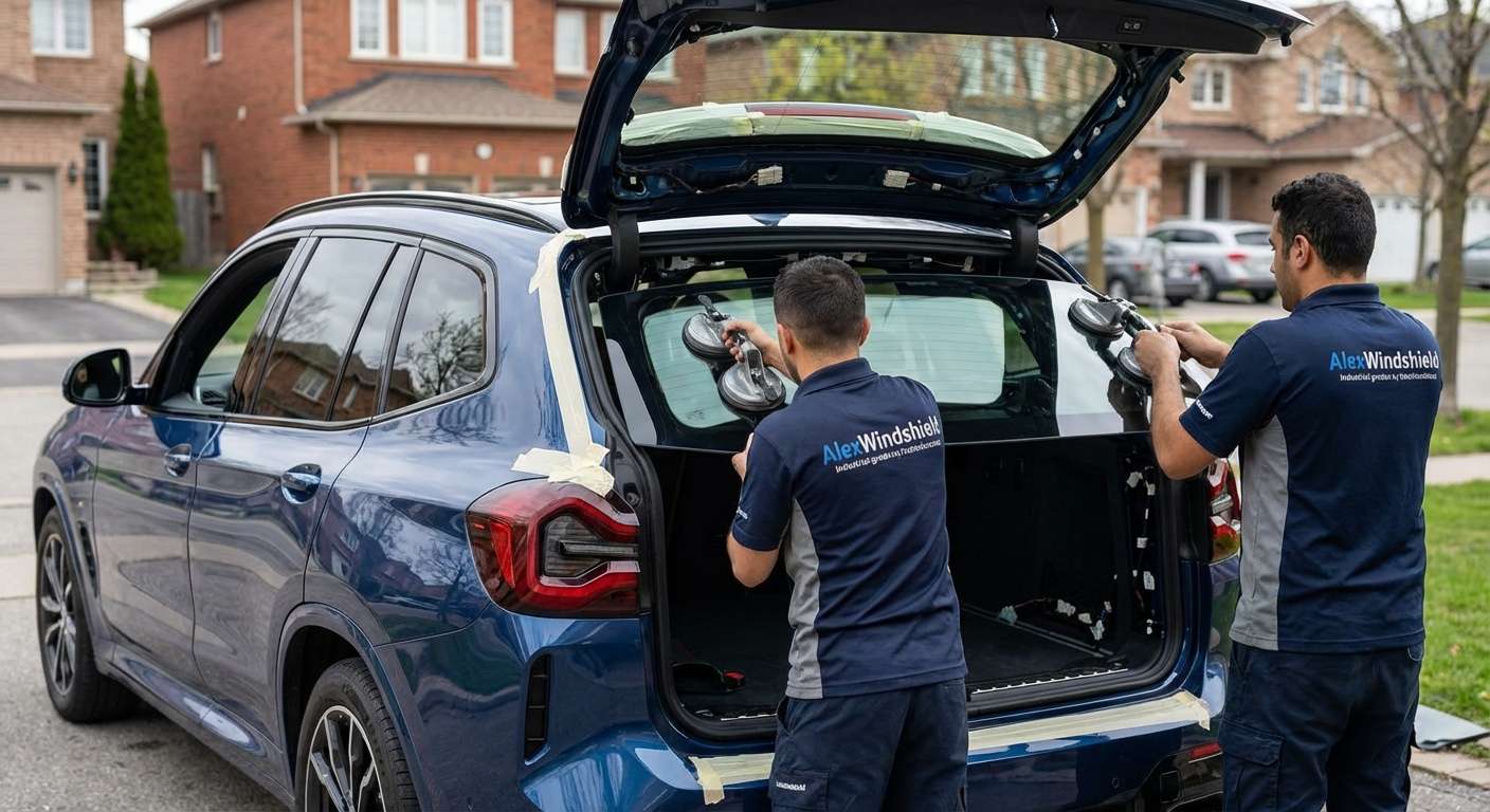 Back Glass Replacement for BMW X3 2025-2027 (G45) by Alexwindshield