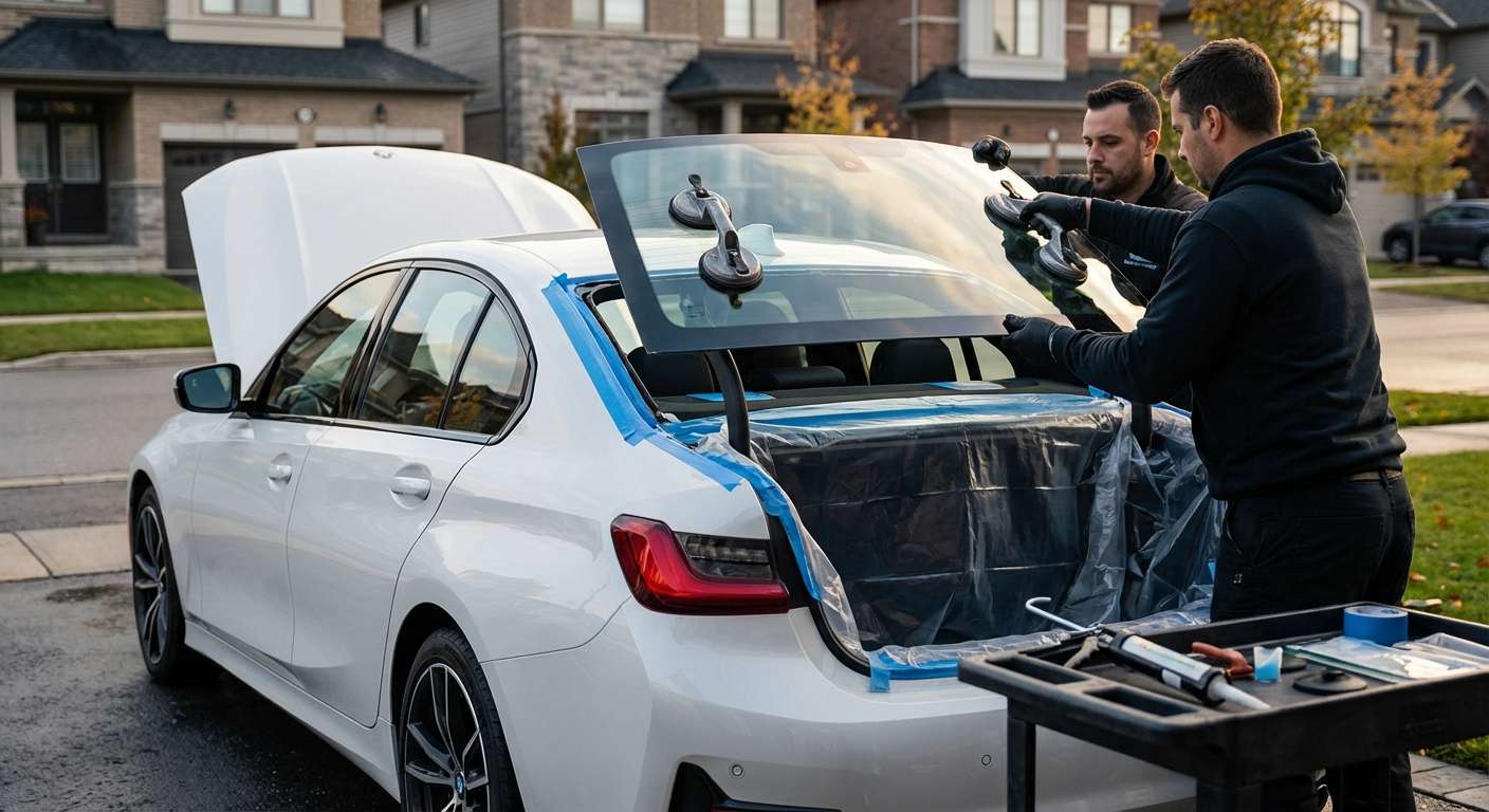 Back Glass Replacement for BMW 3 Series 2019-2027 (G20) by Alexwindshield
