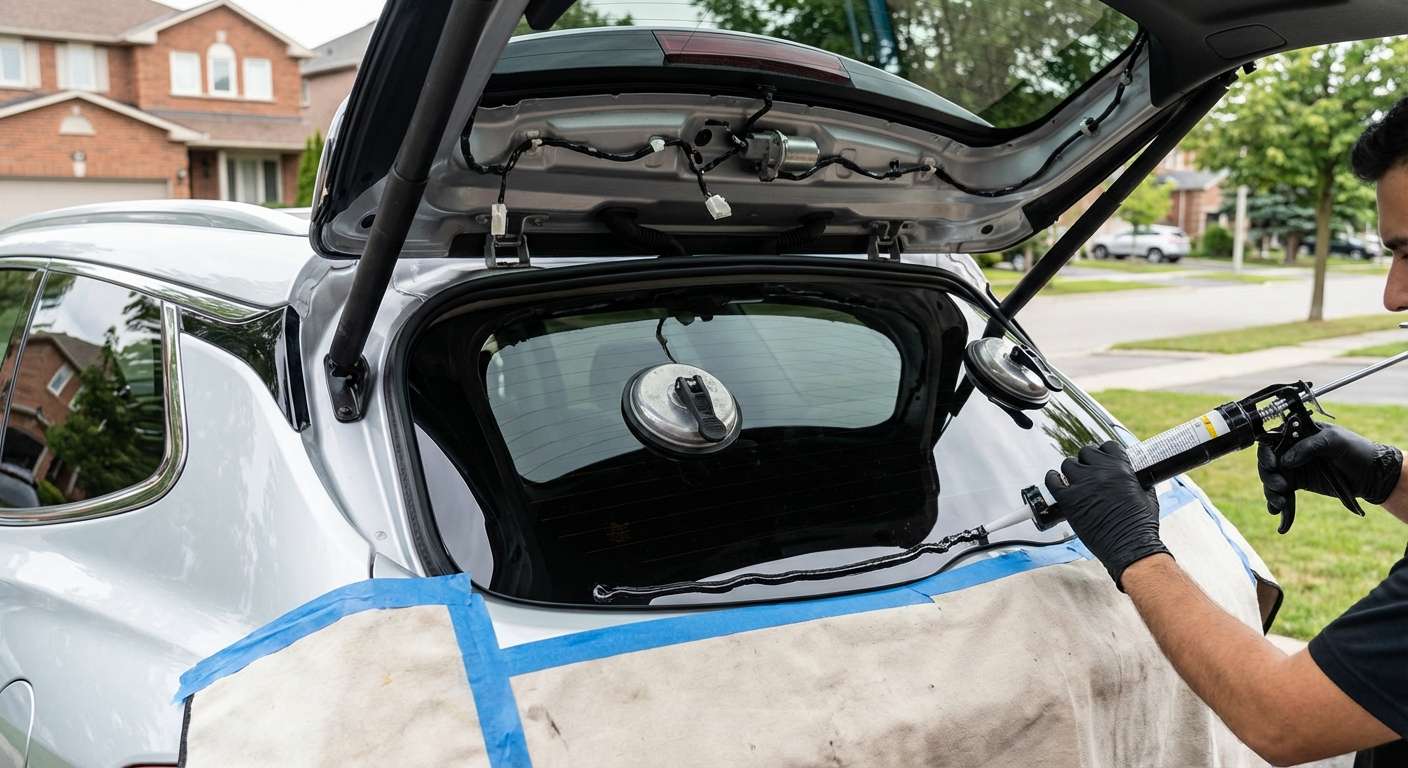 Back Glass Replacement for Buick Enclave 2018-2024 by Alexwindshield